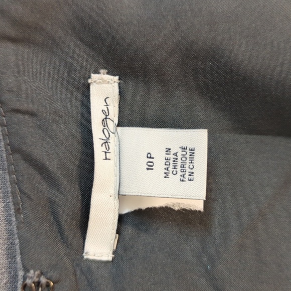 Halogen A Line Sheath Work Dress Gray 10P Business casual preppy office academia - Picture 5 of 6
